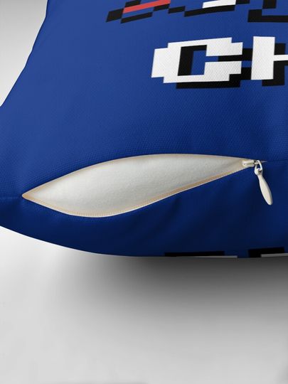 Chicago (8-bit Player + Initials) Pillow