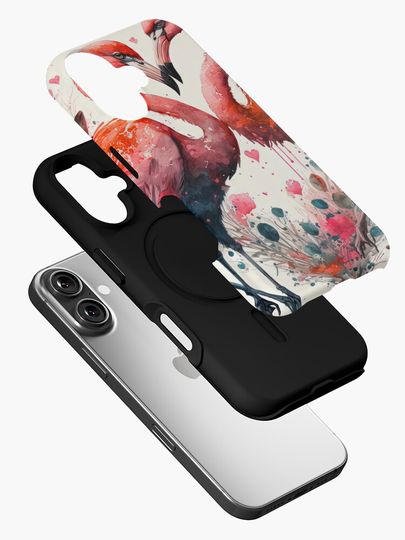 Flamingo Valentine iPhone Case