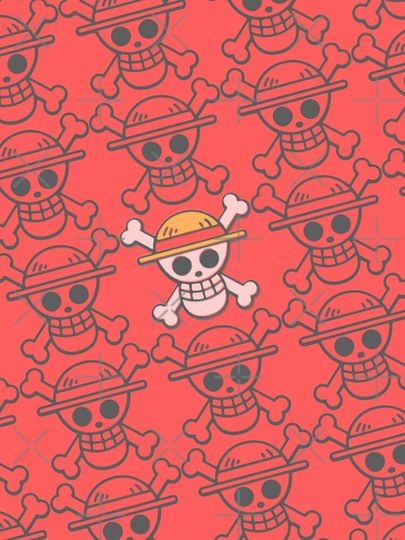 One piece pirates skull iPhone Case