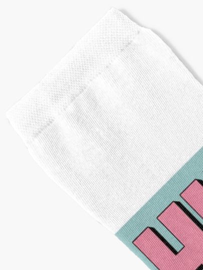Minimalist Huntrix Portrait - Pastel Soft K-pop Wall Art Socks