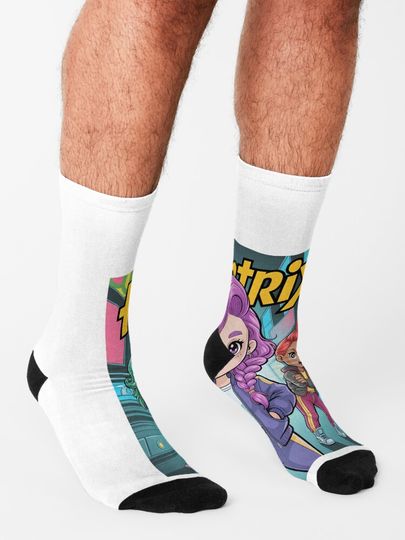 Huntrix Squad – Kawaii Anime Superstars Unite! Socks