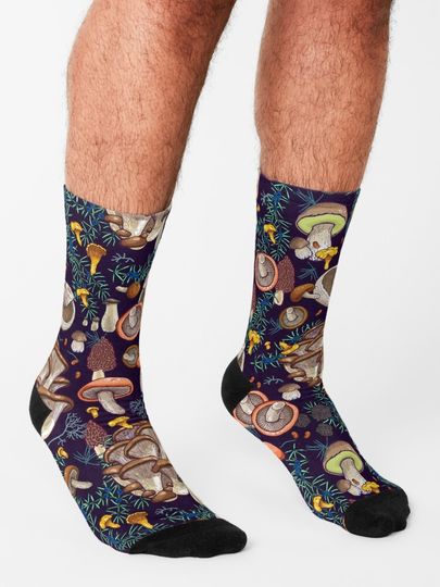 Dark dream forest Socks
