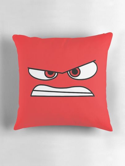 Anger (Inside Out) Version 2 Pillow