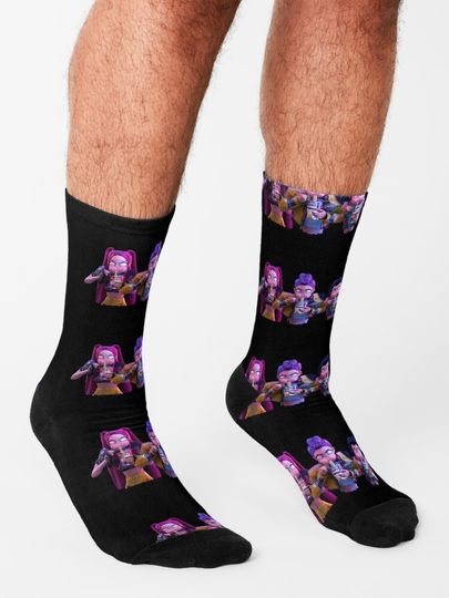 Ramen Kpop Huntrix Socks, Gift For Fan