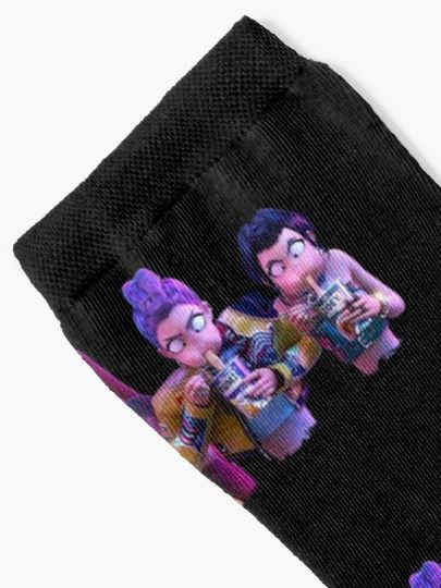 Ramen Kpop Huntrix Socks, Gift For Fan