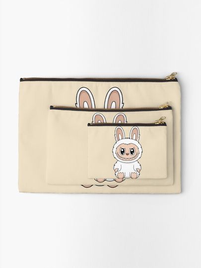 Cute Labubu Zipper Pouch, Cute Bags Gift, Gift for Fan