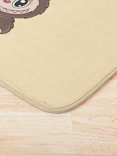 Cute Labubu Bath Mat, For Bathroom, For Kitchen