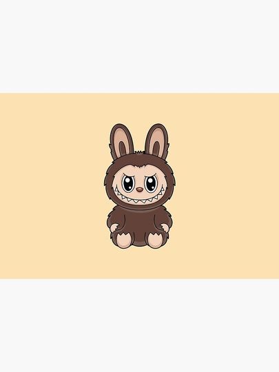 Cute Labubu Bath Mat, For Bathroom, For Kitchen