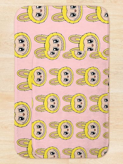 Cute Labubu Bath Mat, For Bathroom, For Kitchen