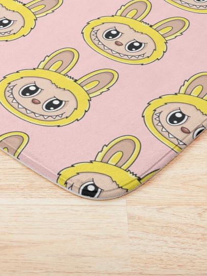 Cute Labubu Bath Mat, For Bathroom, For Kitchen