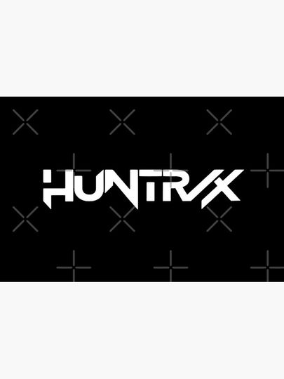 Huntr/x Logo - Plain White Zipper Pouch