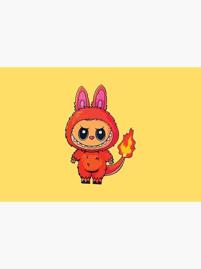 Cute Labubu Bath Mat, For Bathroom, For Kitchen