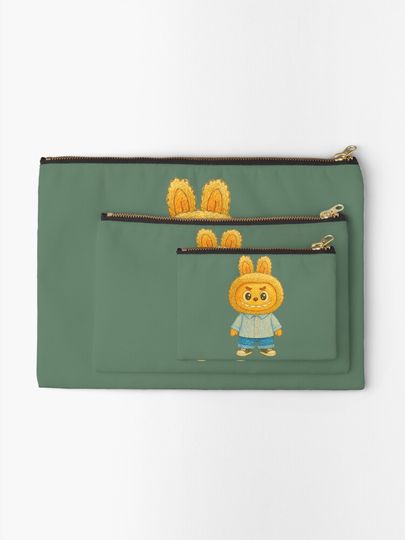 Cute Labubu Zipper Pouch, Cute Bags Gift, Gift for Fan