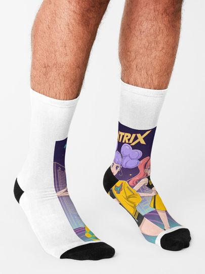 3D Anime-Style K-pop inspired in HUNTRIX Socks