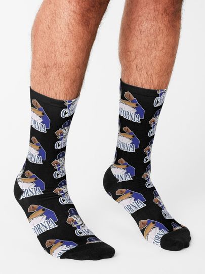 California Skull player Socks