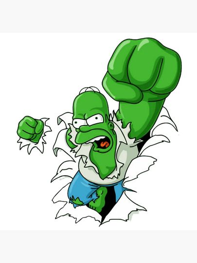 Hulk homer Pillow, simpson throw pillows decor, Gift for Fan