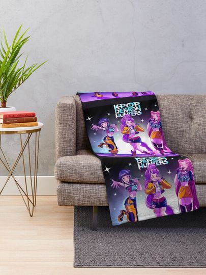 Demon Hunters Fleece Blanket