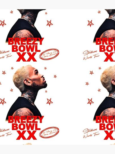 Chris brown tour Backpack