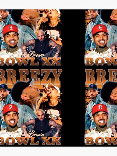 Chris brown tour Backpack