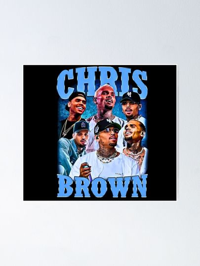 Chris Brown Tour Poster - Music Wall Print for Home