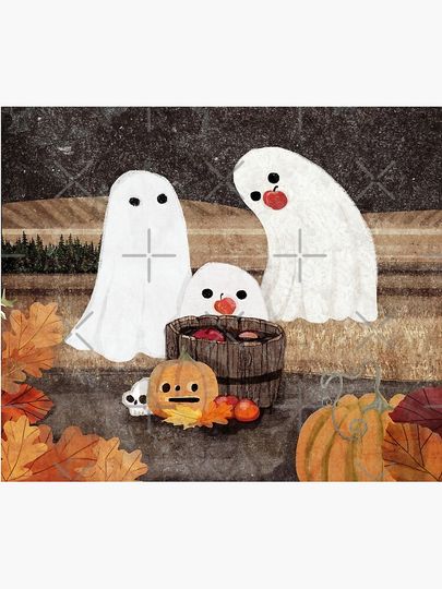 Apple Bobbing Throw Blanket