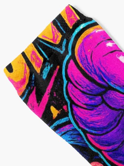 K-Pop Demon Hunters art - 3 Socks