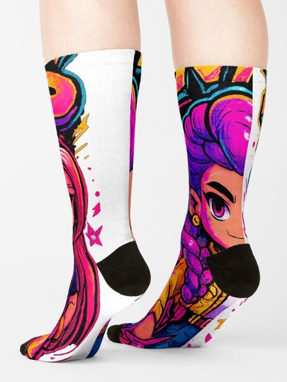 K-Pop Demon Hunters art - 3 Socks