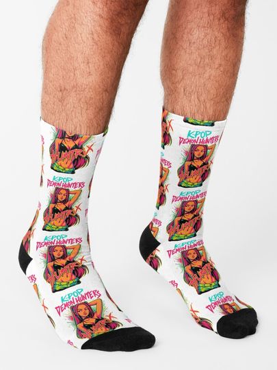 K-Pop Demon Hunters art Mira- 14 Socks