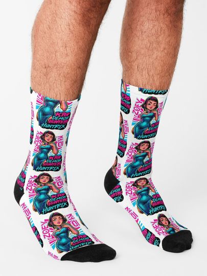 K-Pop Demon Hunters art Zoey Socks, Gift For Fan