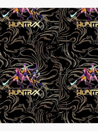 Huntrix gathered painting demon hunters golden flow Backpack, Back to School Fan Gift