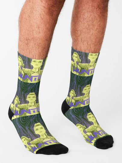 Huntrix demon hunters kpop Psycho fanart  Socks