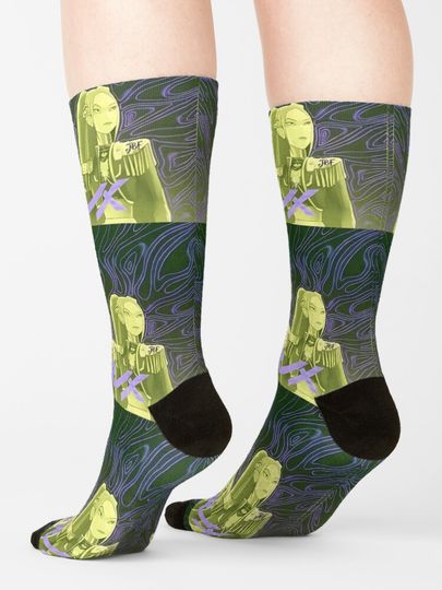 Huntrix demon hunters kpop Psycho fanart  Socks