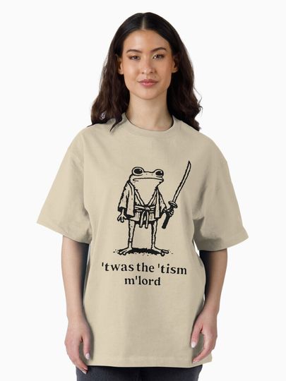 ‘Twas The ‘Tism M’Lord Oversized T-Shirt