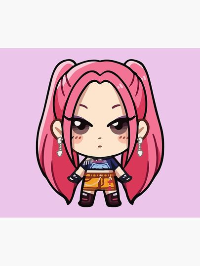 Mira Inspired KPop Demon Hunters Throw Blanket