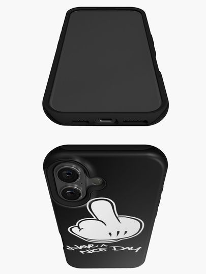 Middle Finger - have a nice day iPhone Case