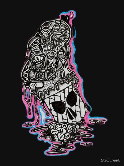 Evil ice cream sticker Active T-Shirt