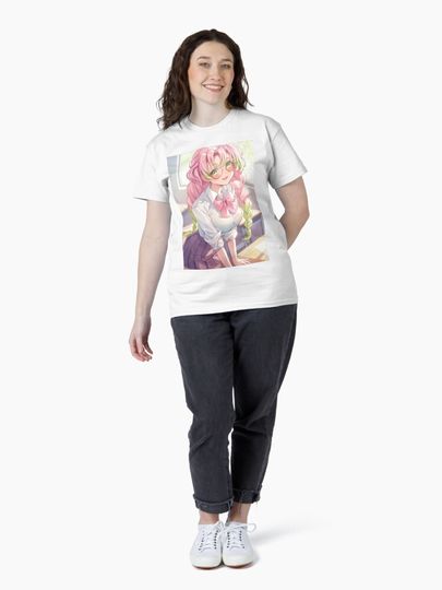 Mitsuri Classic T-Shirt, Fan Art Anime Design Classic T-Shirt