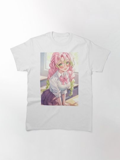 Mitsuri Classic T-Shirt, Fan Art Anime Design Classic T-Shirt