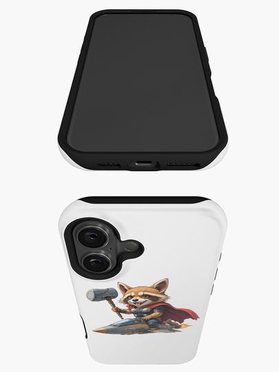 Corgi Avenger Corgi Thor Rocket: Heroic Intergalactic Duo iPhone Case