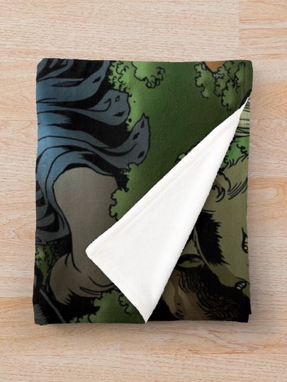 ElfQuest: True Peace II Throw Blanket