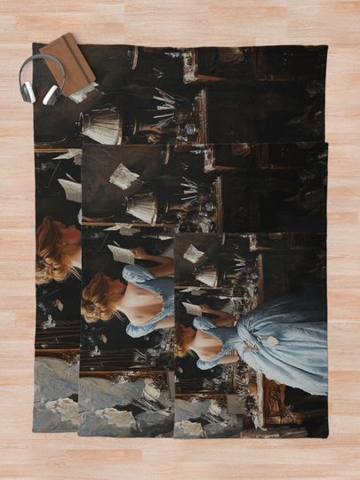 Cinderellas Mirror Throw Blanket