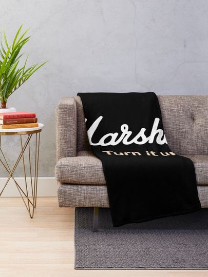 Marshall Turn it up. Throw Blanket