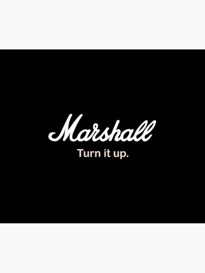 Marshall Turn it up. Throw Blanket