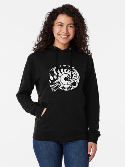 Celina Sheep Skull Logo Lightweight Hoodie