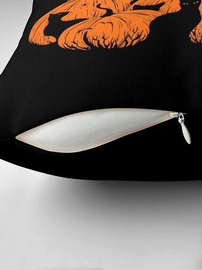 Pumpkin Cat Pillow