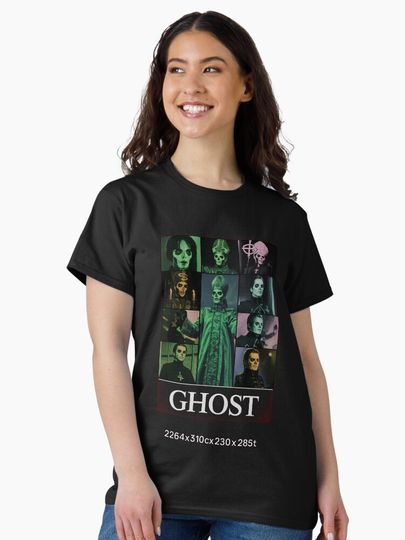 Dark Cardinal Evolution - Gothic Priest Aesthetic Collage Classic T-Shirt
