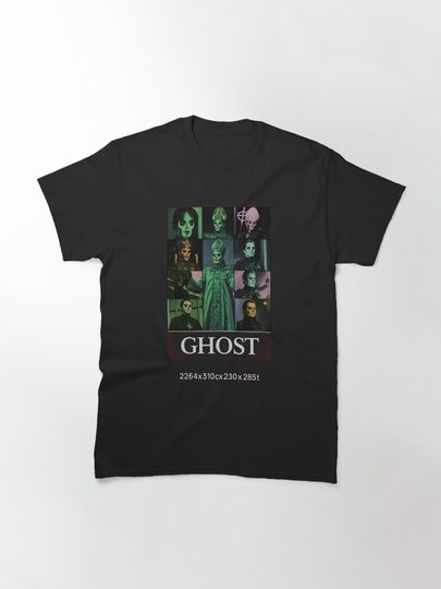 Dark Cardinal Evolution - Gothic Priest Aesthetic Collage Classic T-Shirt