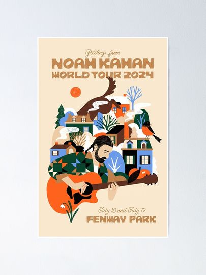 World Tour Fenway Park Poster