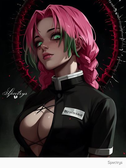 mitsuri Premium T-Shirt, Fan Art Anime Design Classic T-Shirt