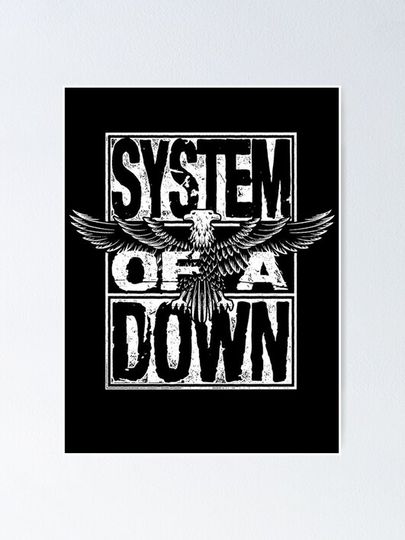 SYSTEM OF DOWN Band Poster – Rock Music Wall Art Print